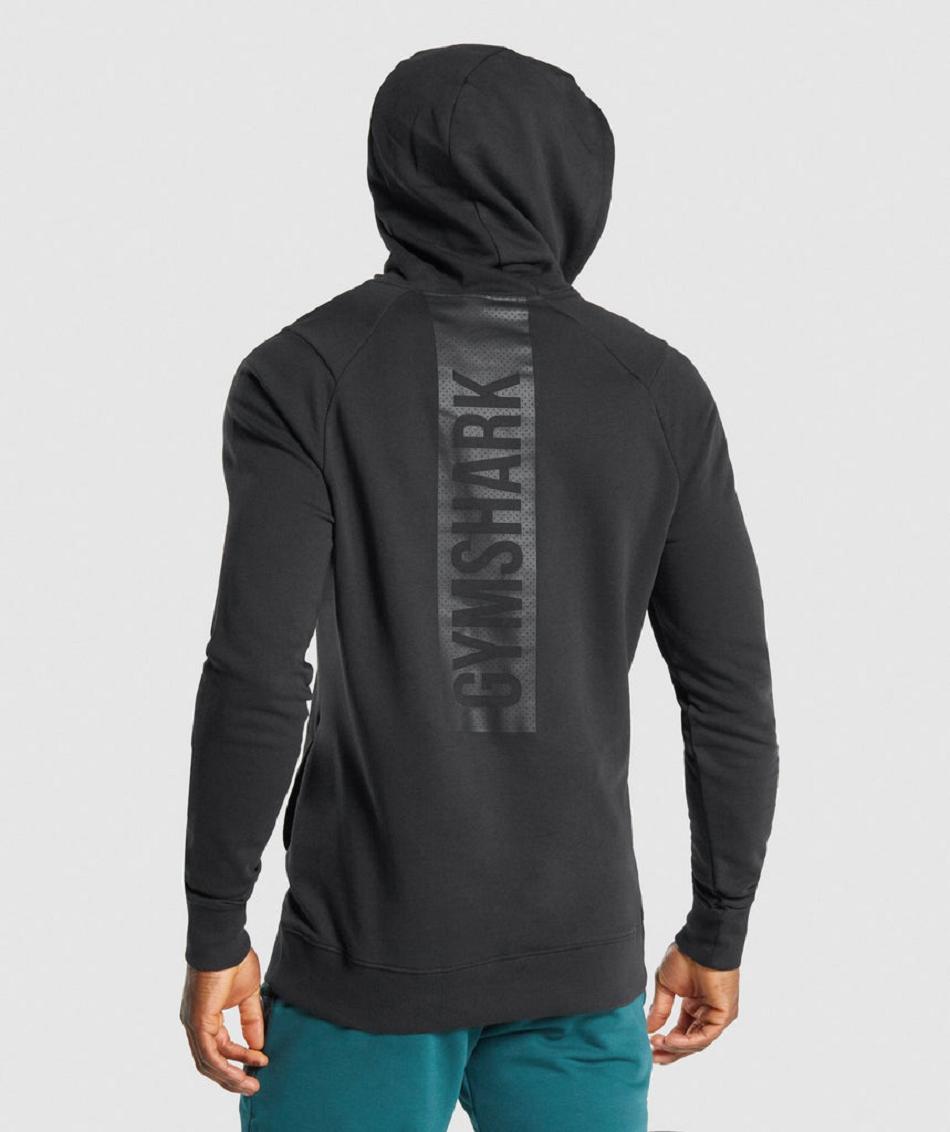 Gymshark Bold Muške Majica S Kapuljačom Crne | HR 2695SGL